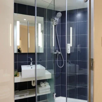 Bathroom Remodel Gilbert AZ clear shower